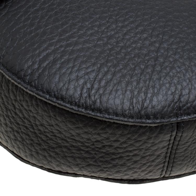 Pre Owned Furla Black Leather Small Club Crossbody Bag