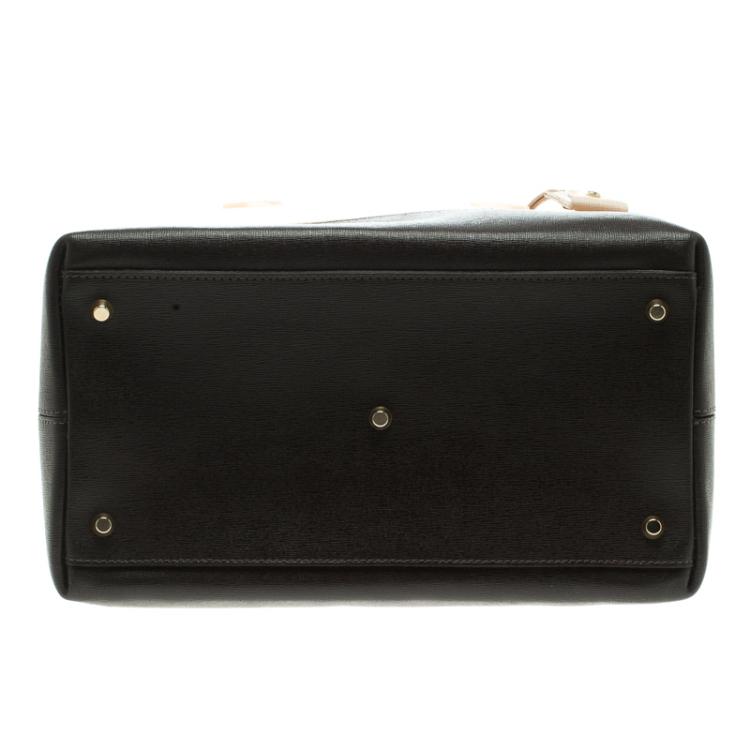 Pre Owned Furla Multicolor Glossy Rubber and Leather Candy Satchel
