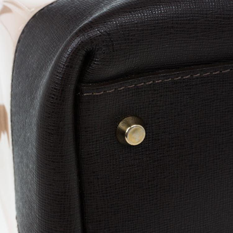 Pre Owned Furla Tri-Color Rubber and Leather Candy Satchel