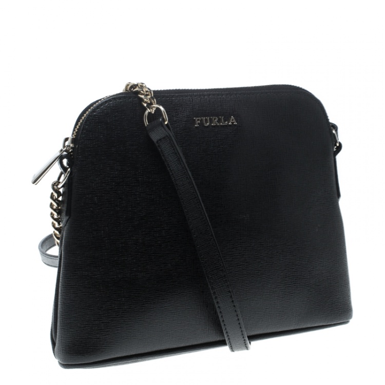 Furla Black Leather Boheme Crossbody Bag Furla | The Luxury Closet