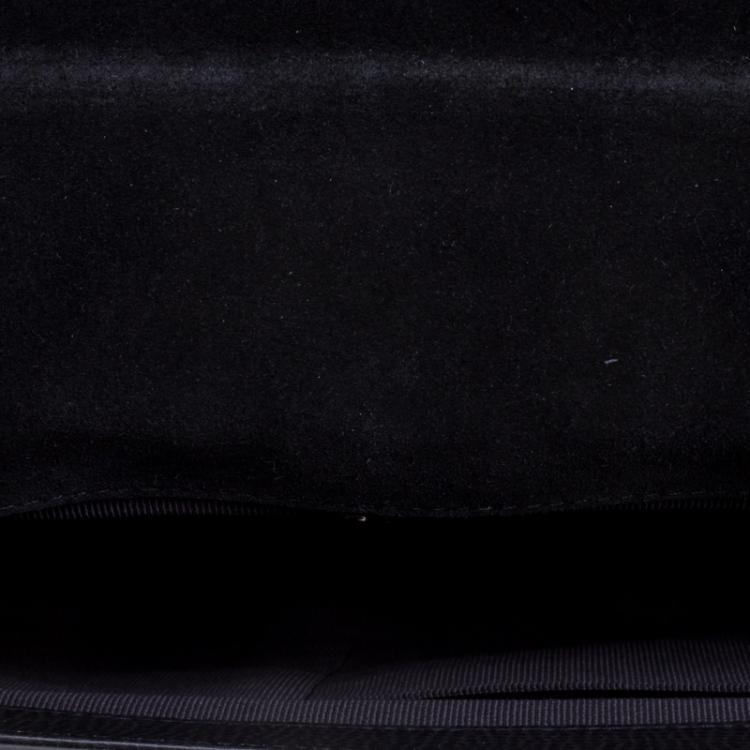 Pre Owned Furla Black Leather Chiara Top Handle Bag