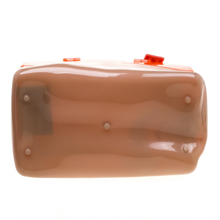 Pre Owned Furla Multicolor Rubber Candy Satchel