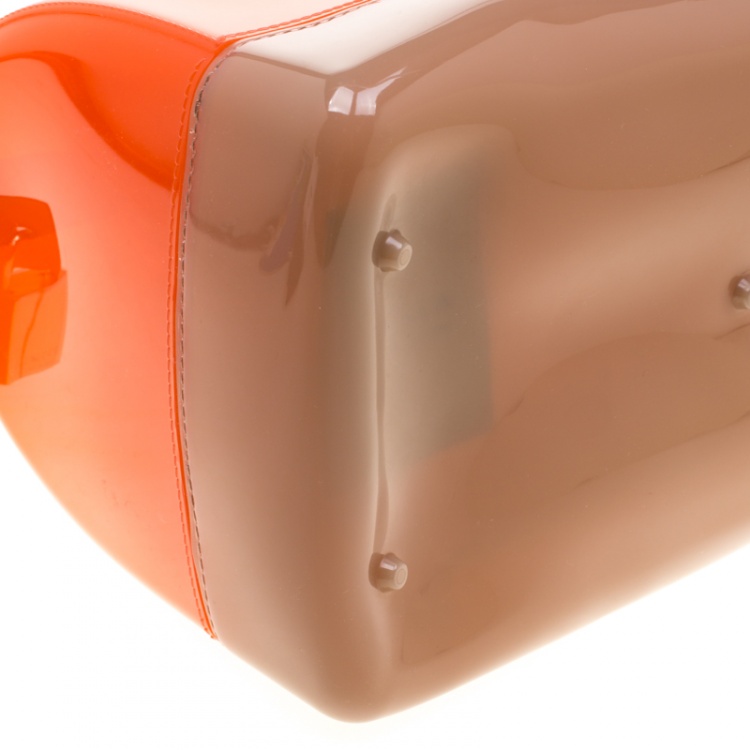 Pre Owned Furla Multicolor Rubber Candy Satchel