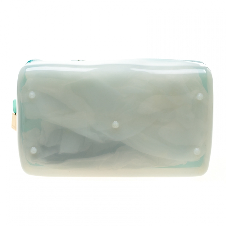 Pre Owned Furla Tri Color Rubber Candy Satchel