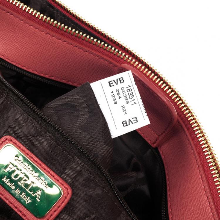 Pre Owned Furla Pink Lotus Tote 