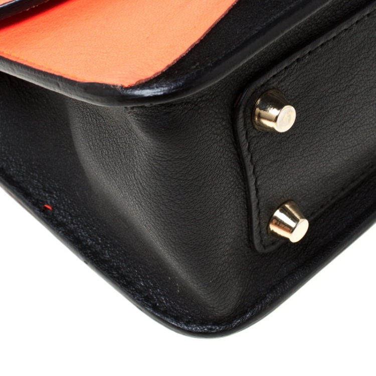 Pre Owned Furla Multicolor Suede and Leather Mini Metropolis Crossbody Bag