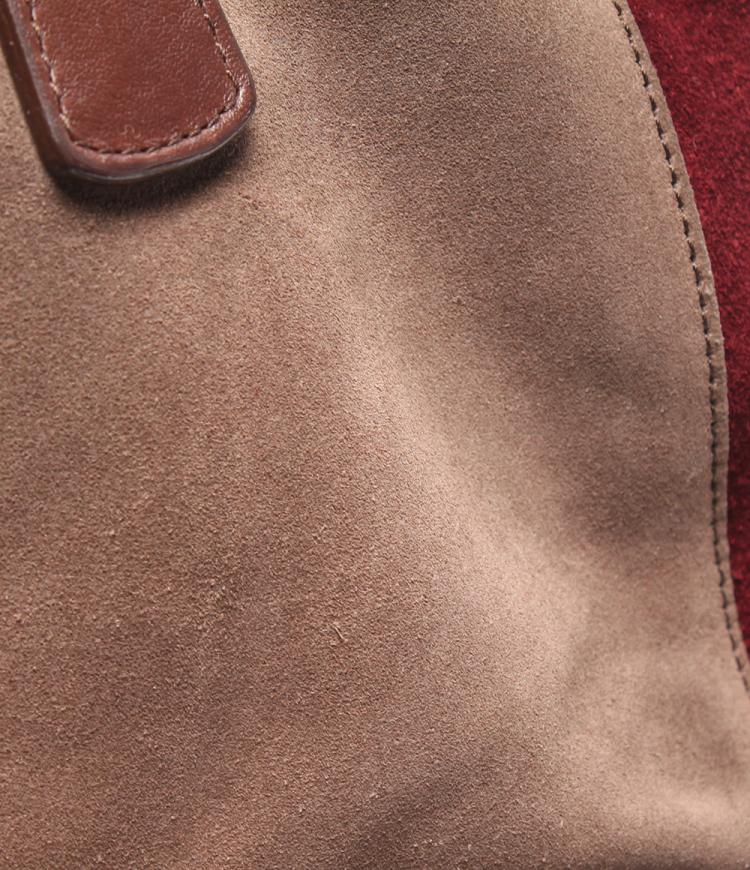 Pre Owned Furla Bi-Color Leather Everyday Bag