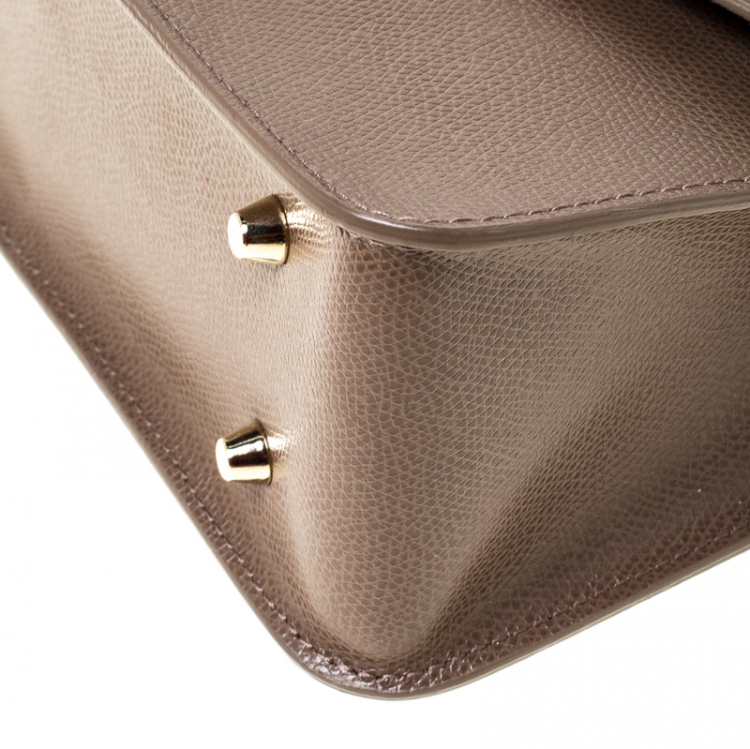 مملوكة مسبقًا Furla Light Brown Leather Metropolis Crossbody Bag