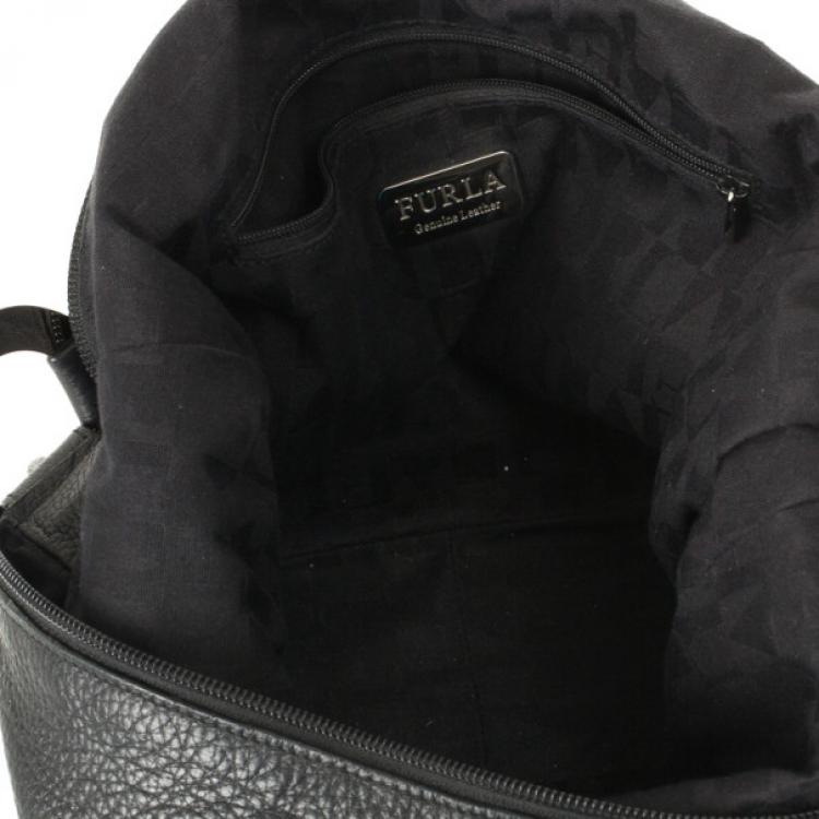 مملوكة مسبقًا Furla Onyx Leather 'Hope' Shoulder Bag