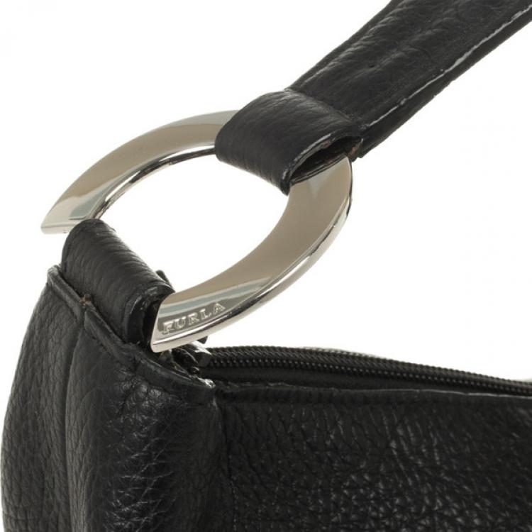 مملوكة مسبقًا Furla Onyx Leather 'Hope' Shoulder Bag