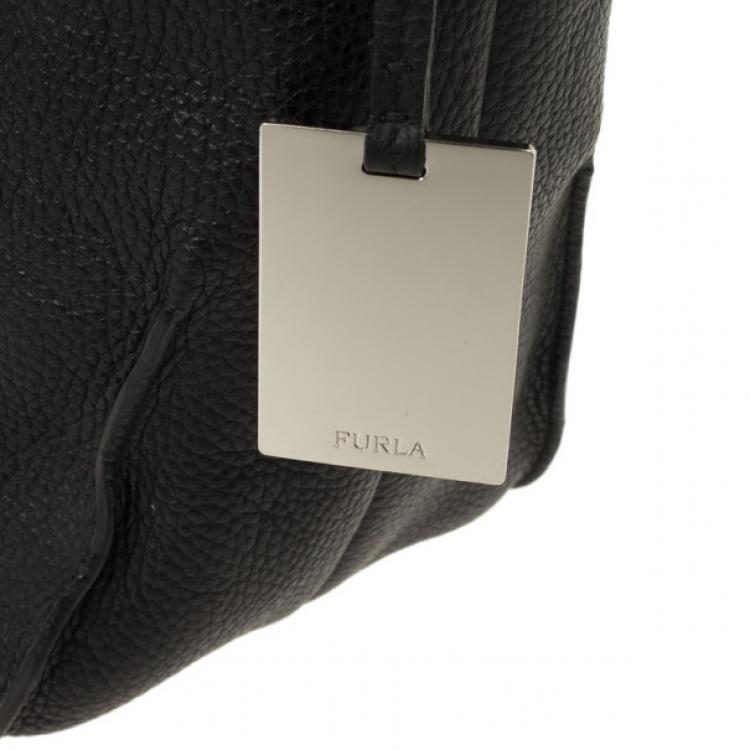 مملوكة مسبقًا Furla Onyx Leather 'Hope' Shoulder Bag