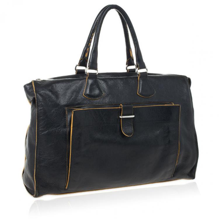 Pre Owned Furla Black Leather Limited Edition Handbag