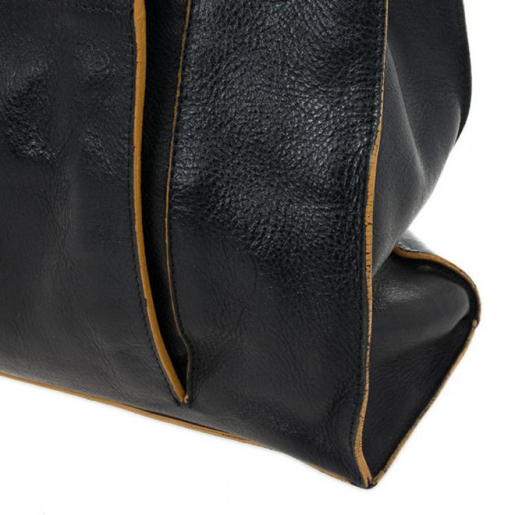 Pre Owned Furla Black Leather Limited Edition Handbag