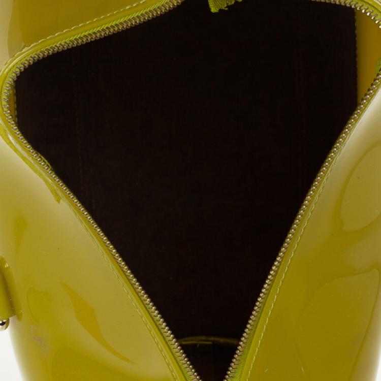 مملوكة مسبقًا Furla Green Candy Croco Rubber Satchel