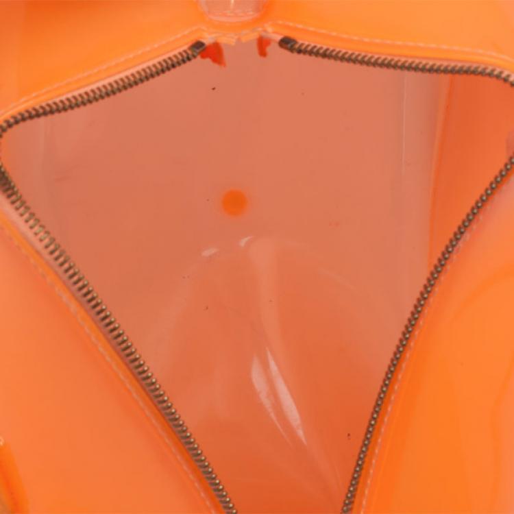 Pre Owned Furla Orange Candy Bag