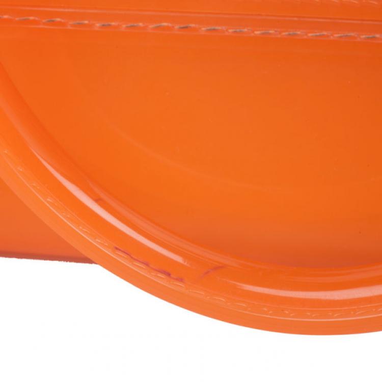 Pre Owned Furla Orange Candy Bag