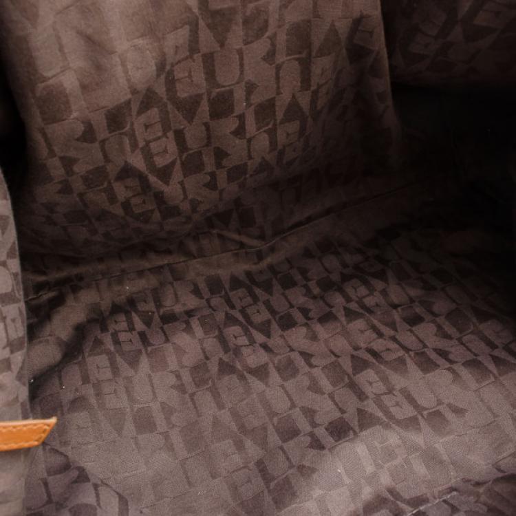 Pre Owned Furla Camel Pebbled Leather Salome Large Hobo