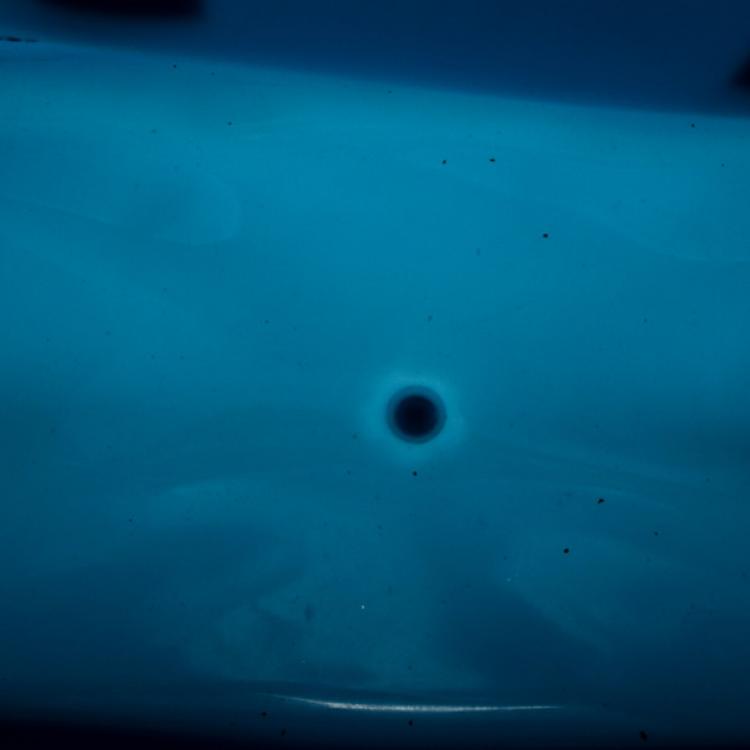 Pre Owned Furla Blue Candy Rubber Satchel