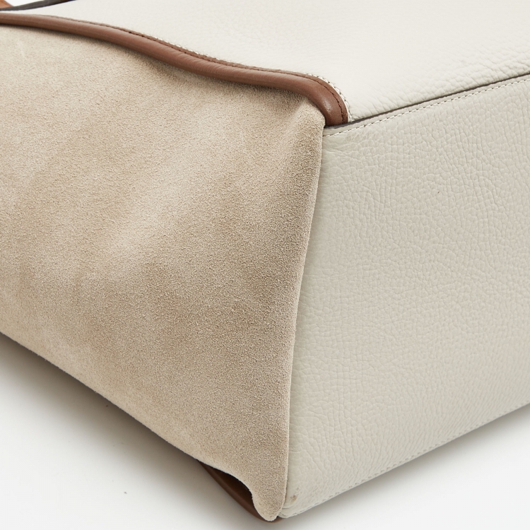 Pre Owned Furla Beige/Cream Leather Toni Perla Tote