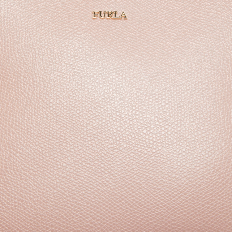 مملوكة مسبقًا Furla Pink Leather Boheme Crossbody Bag