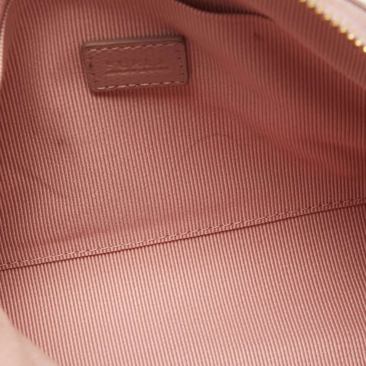 مملوكة مسبقًا Furla Pink Leather Boheme Crossbody Bag