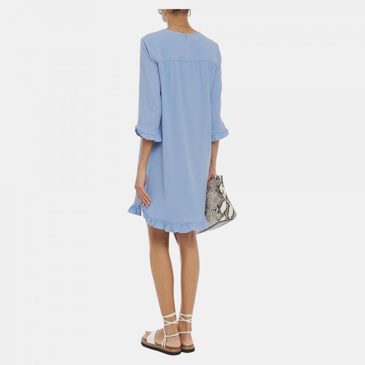 مملوكة مسبقًا Ganni Polyester Mini Dress EU 36