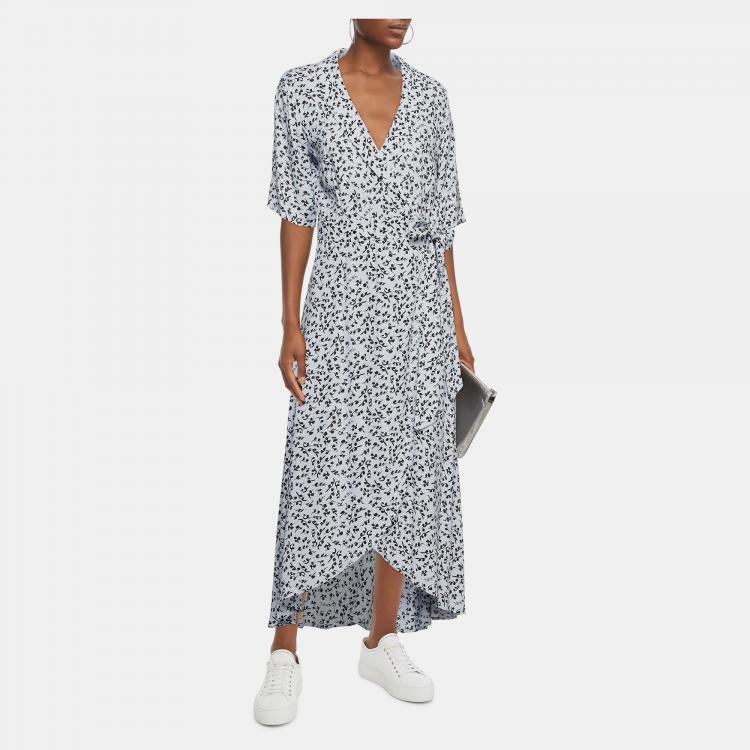Pre Owned Ganni Viscose Midi Dress EU 42