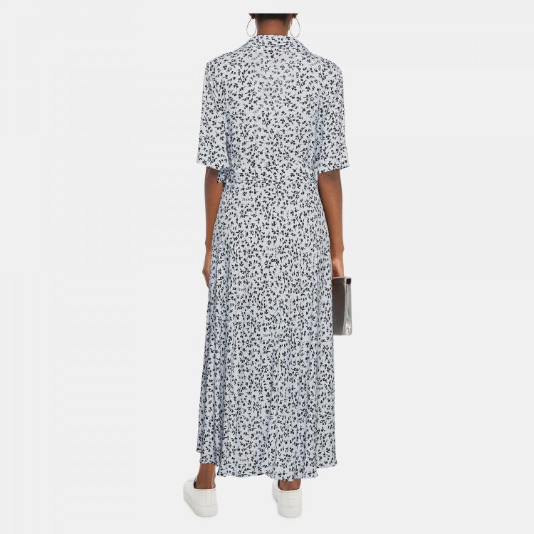 Pre Owned Ganni Viscose Midi Dress EU 42