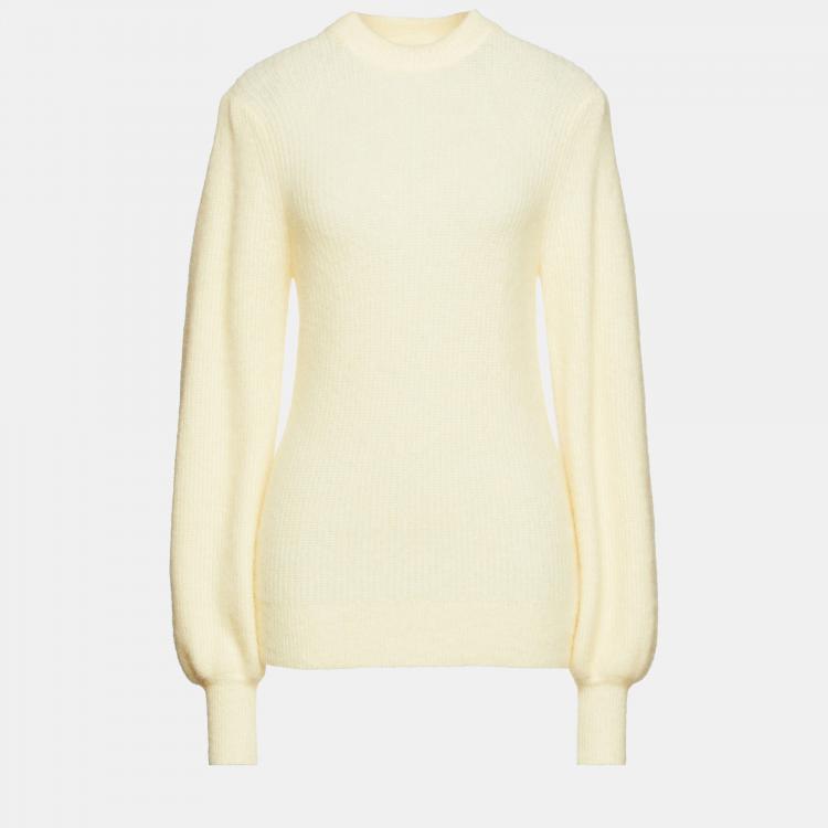 Pre Owned Ganni Alpaca Crew Neck Sweater M