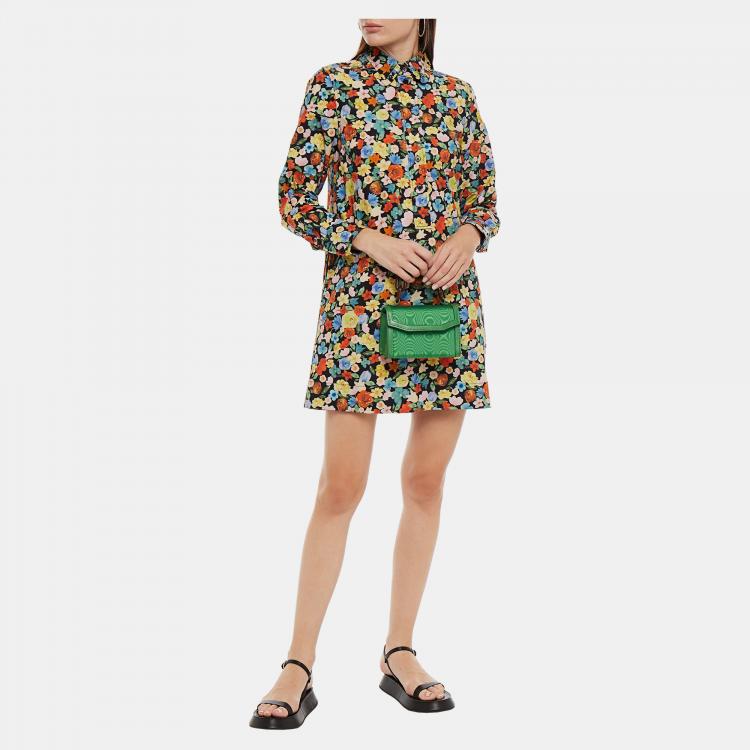 Pre Owned Ganni Organic cotton Mini Dress EU 42