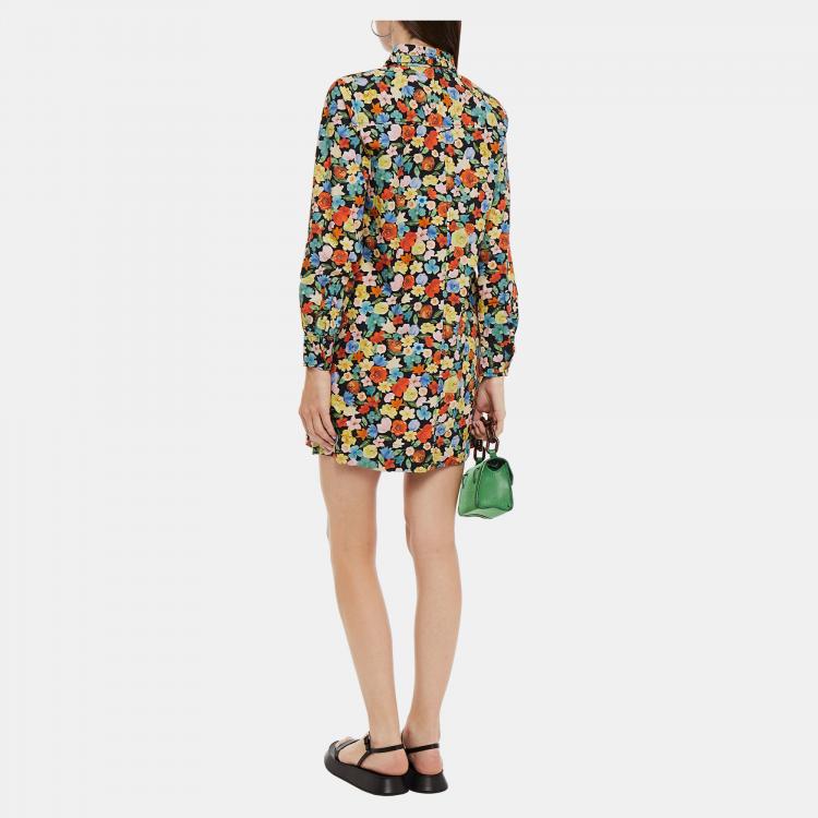 Pre Owned Ganni Organic cotton Mini Dress EU 42