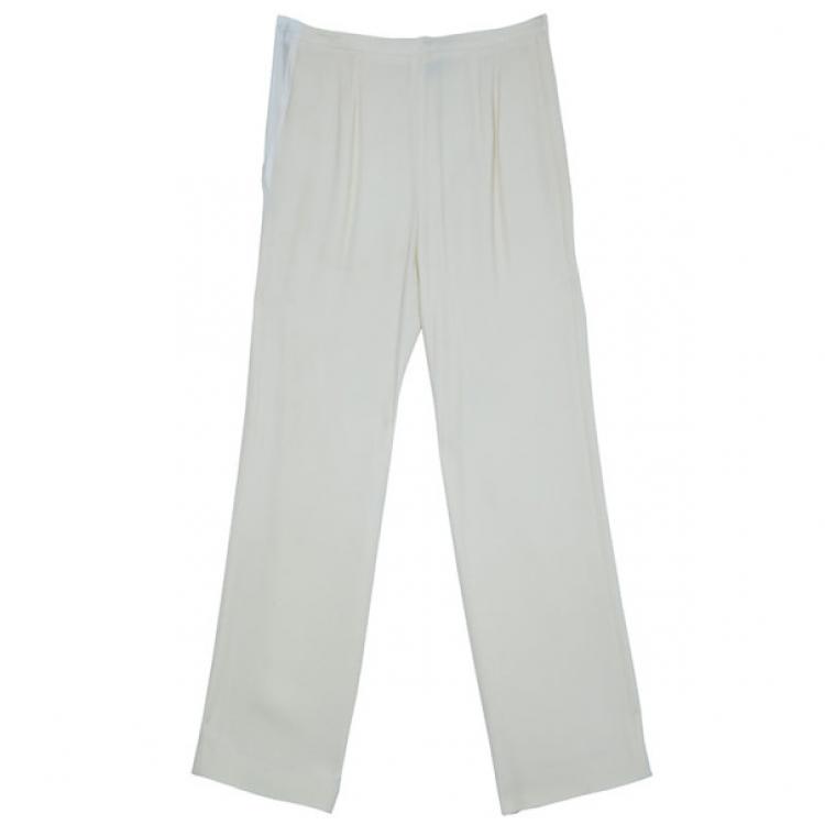 Pre Owned Gianfranco Ferre Studio Off-White Suit M