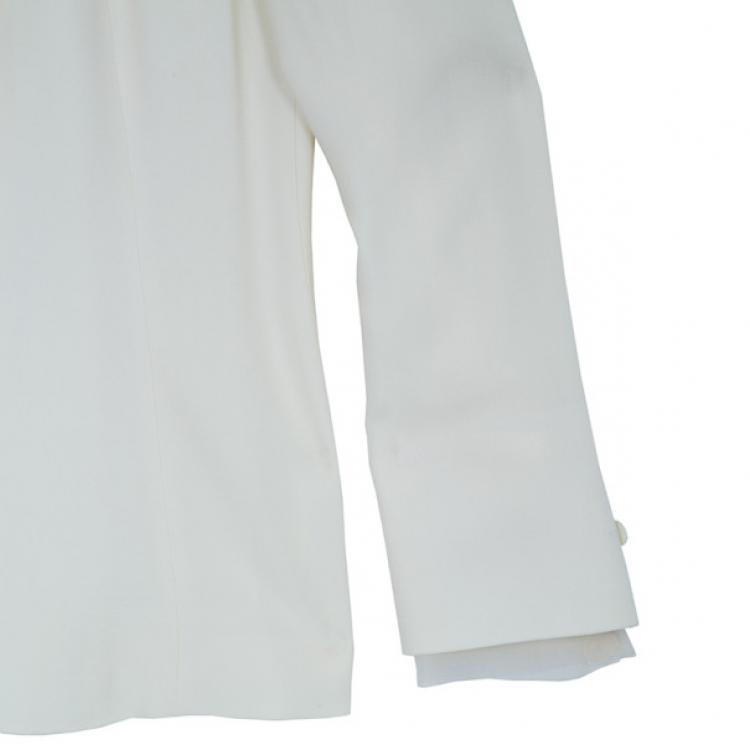 Pre Owned Gianfranco Ferre Studio Off-White Suit M