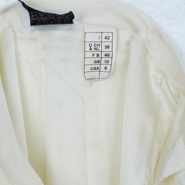 Pre Owned Gianfranco Ferre Studio Off-White Suit M