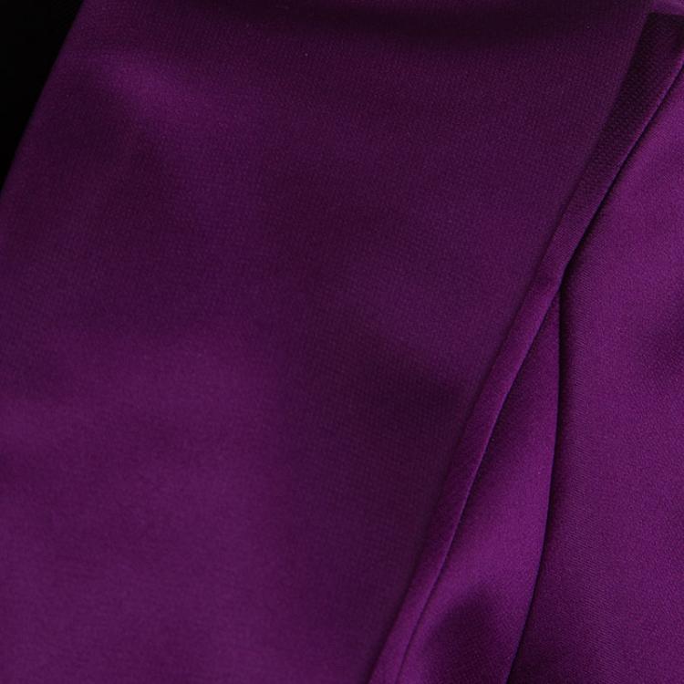 Pre Owned Gianfranco Ferre Purple Satin Tailored Blazer M