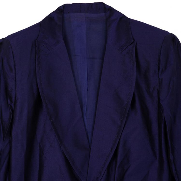 Pre Owned Gianfranco Ferre Purple Wrap Blazer Jacket XL