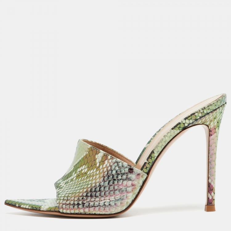 Gianvito rossi python on sale sandals