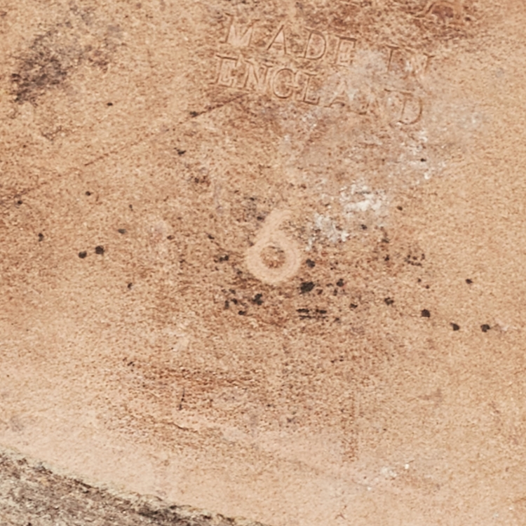 Pre Owned Gina Silver Leather Crystal Embellished Flat Slides Size 39