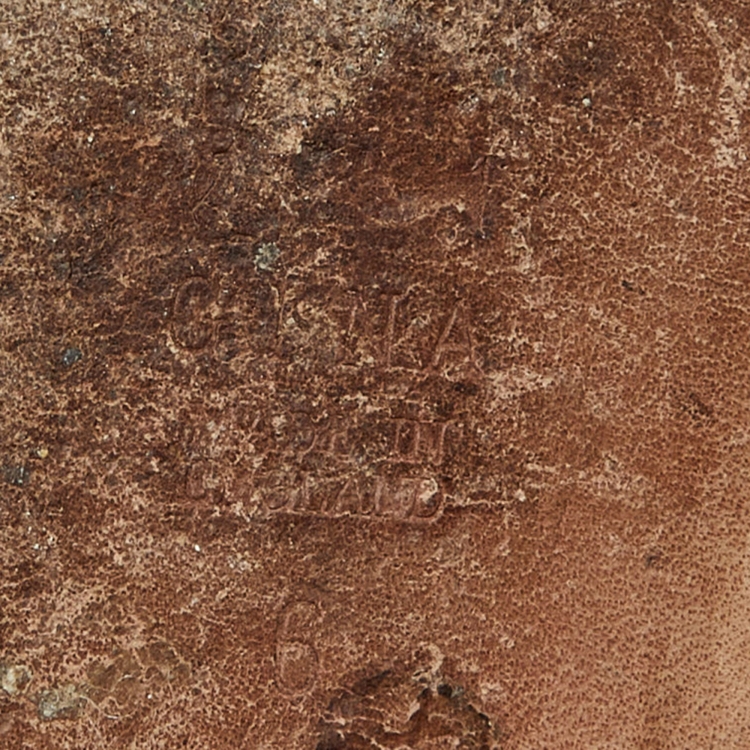 Pre Owned Gina Multicolor Crystal Embellished Loren Flat Slides Size 39