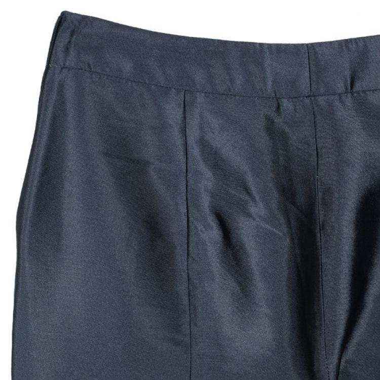 Pre Owned Giorgio Armani Blue SS 2013 Pants S