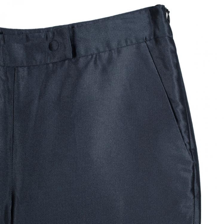 Pre Owned Giorgio Armani Blue SS 2013 Pants S