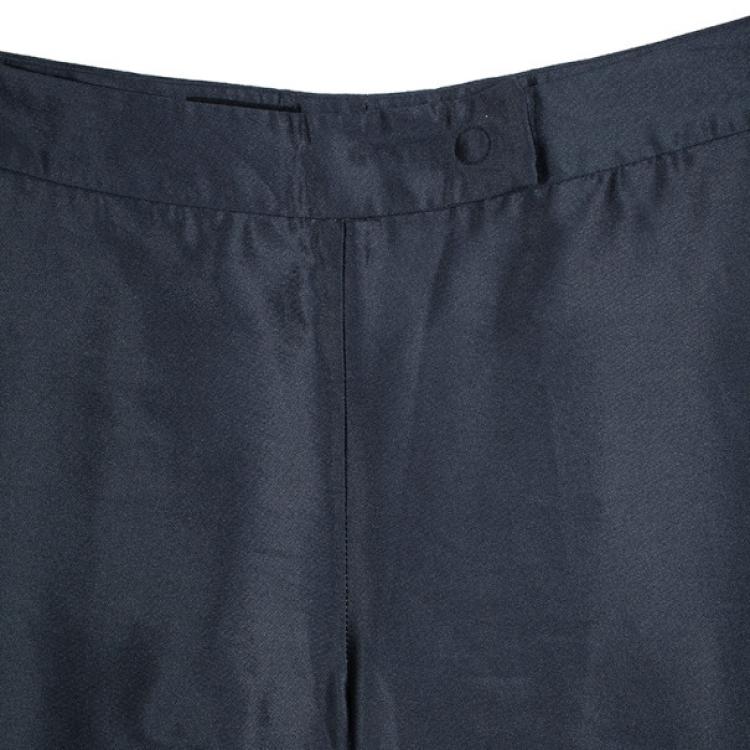 Pre Owned Giorgio Armani Blue SS 2013 Pants S