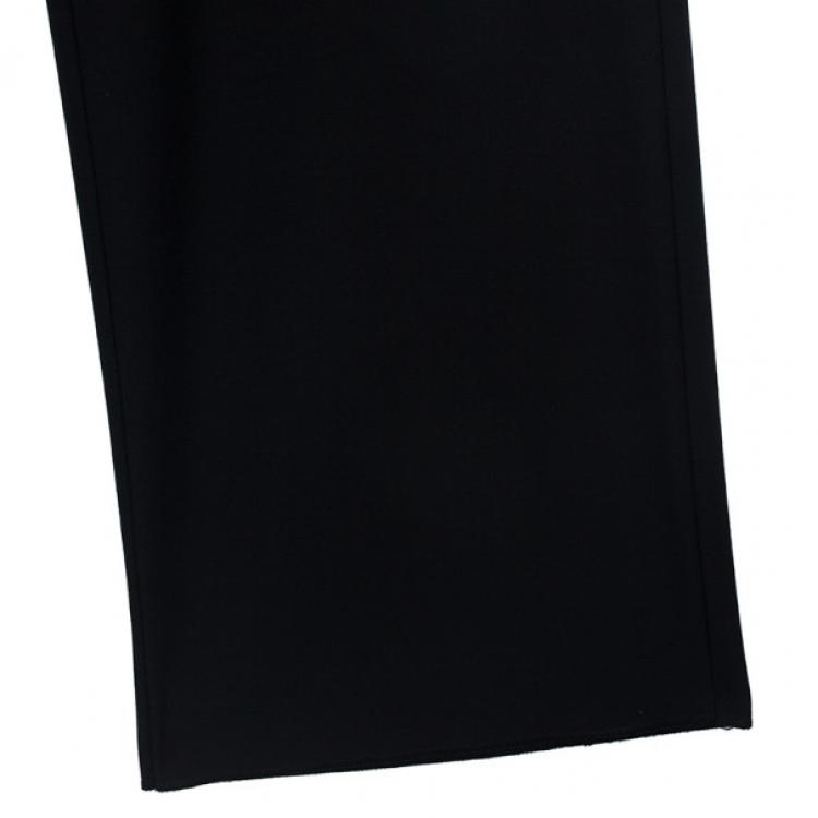 Pre Owned Giorgio Armani Smoking Black Pants M