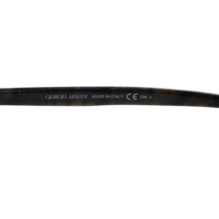 Pre Owned Giorgio Armani Silver/Brown Gradient GA854/S Wayfarer Sunglasses