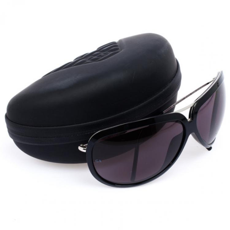 Pre Owned Giorgio Armani Black GA 623/s Women Sunglasses