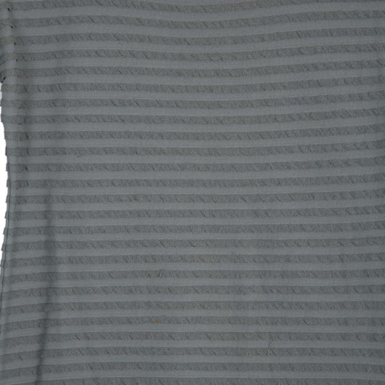 Pre Owned Giorgio Armani Gray Short Sleeve Top XL