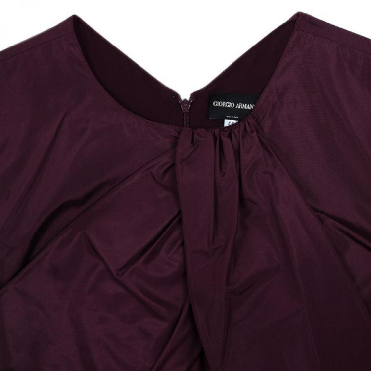 مملوكة مسبقًا Giorgio Armani Pure Silk Layered Top L