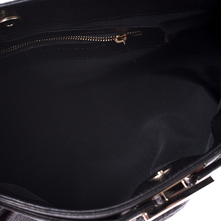 Pre Owned Giuseppe Zanotti Black Leather Clutch