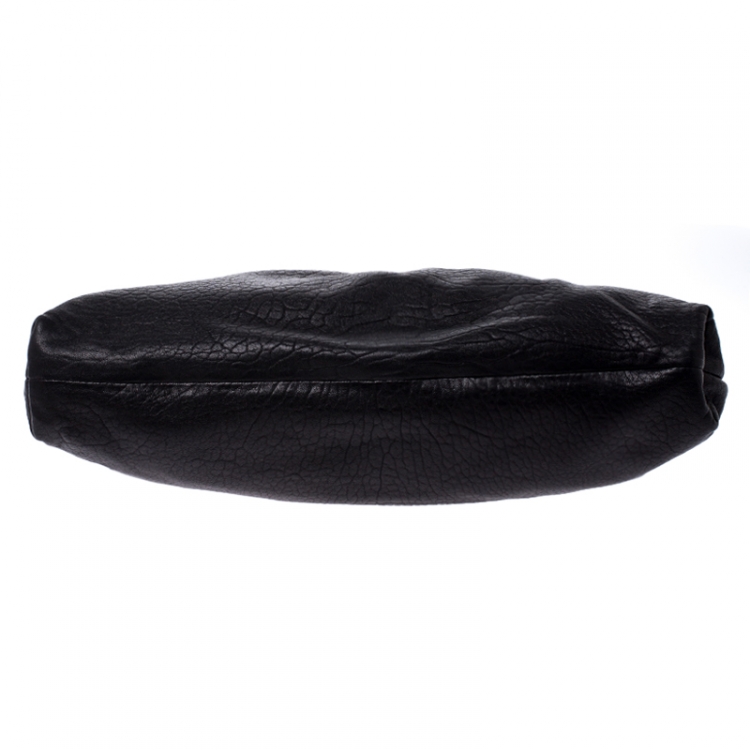 Pre Owned Giuseppe Zanotti Black Leather Clutch