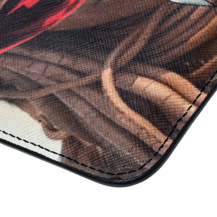 Pre Owned Givenchy Multicolor Tribal Print Coated Canvas IPad Mini Case
